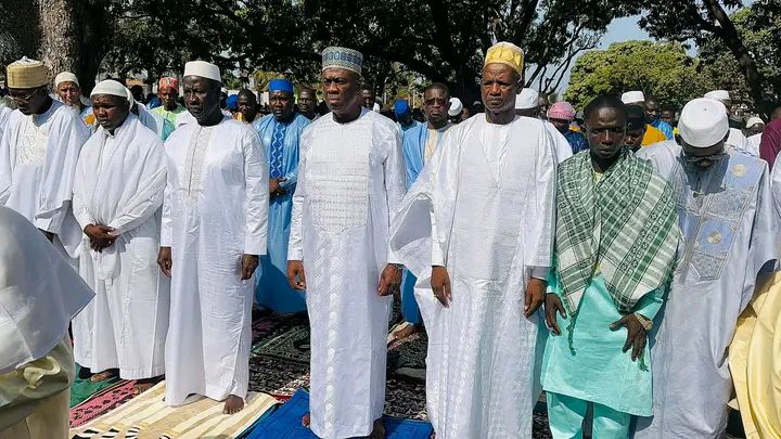 Bissau : le général Horta N’Tam prie avec les fidèles pour l’Aïd el-Fitr