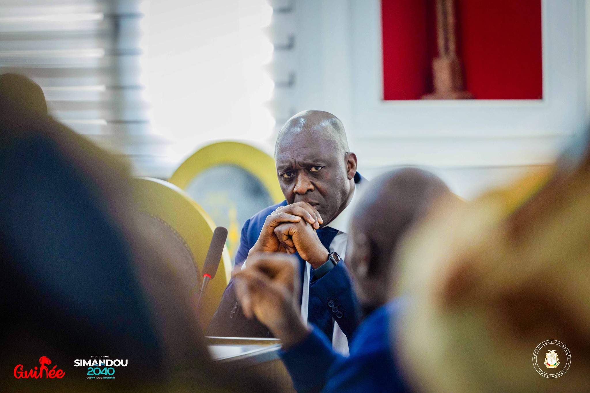 Conakry : Makhtar Diop reçu par Mamadi Doumbouya