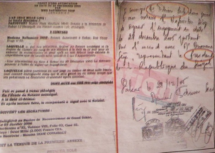 Me Wade- Idrissa Seck: Voici le document, qui confirme le protocole de Rebeuss