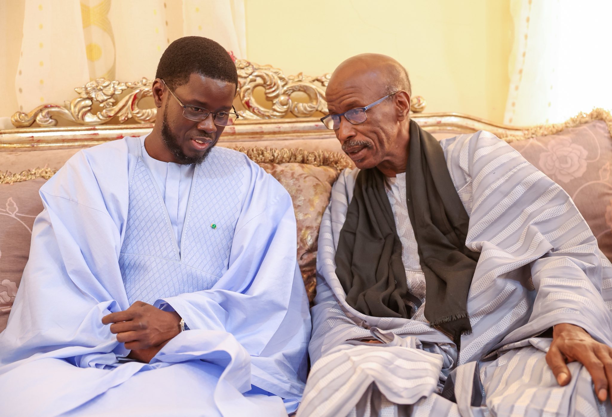 Louga : Bassirou Diomaye Faye en visite auprès des familles religieuses