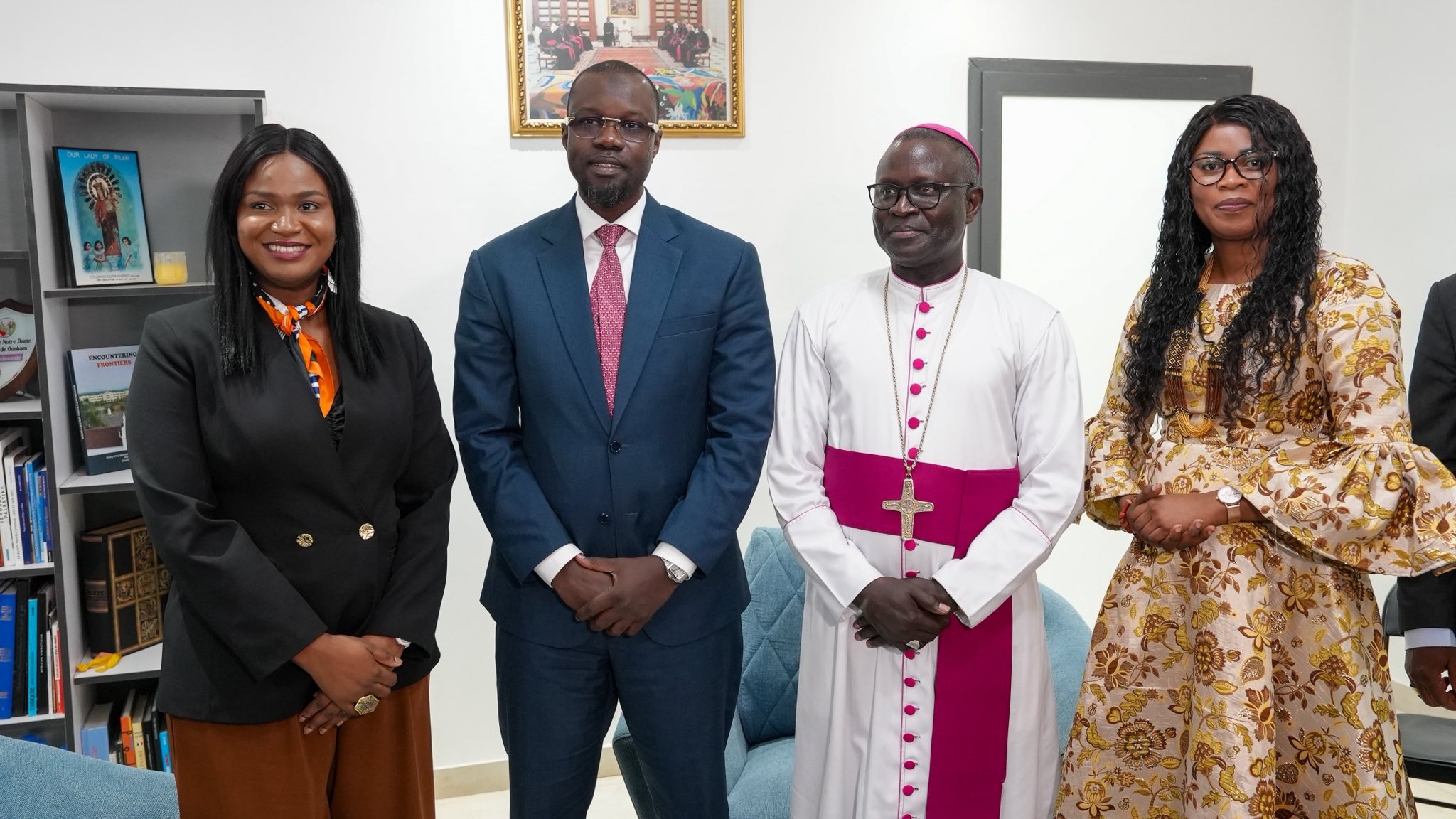Pèlerinage de Popenguine : Ousmane Sonko reçu par l’Archevêque de Dakar