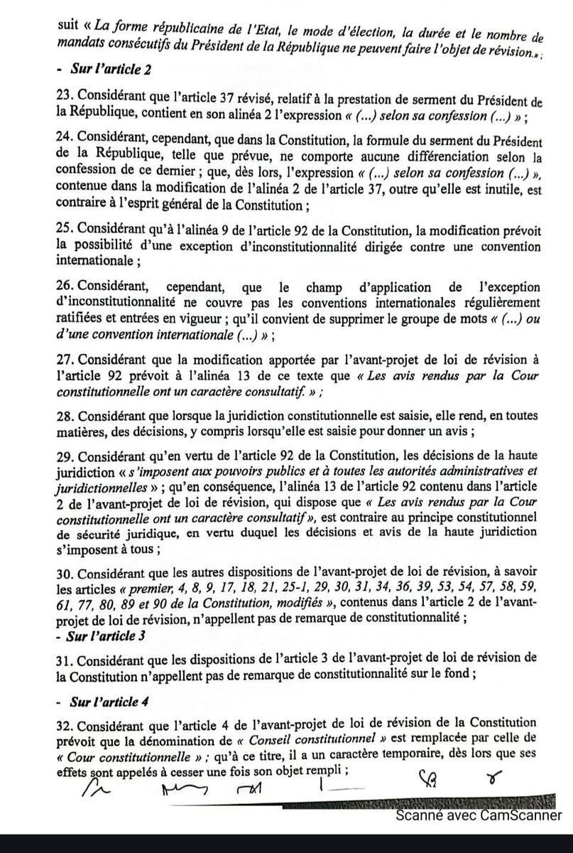 Révision constitutionnelle : le Conseil constitutionnel valide le projet mais exige plusieurs corrections