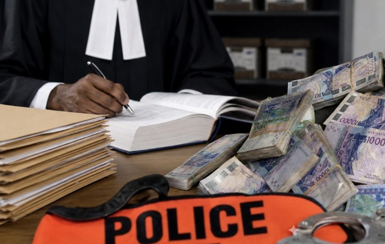 Dakar : plus de 25 millions FCFA dérobés chez un magistrat du PJF, son fils arrêté avec trois complices présumés