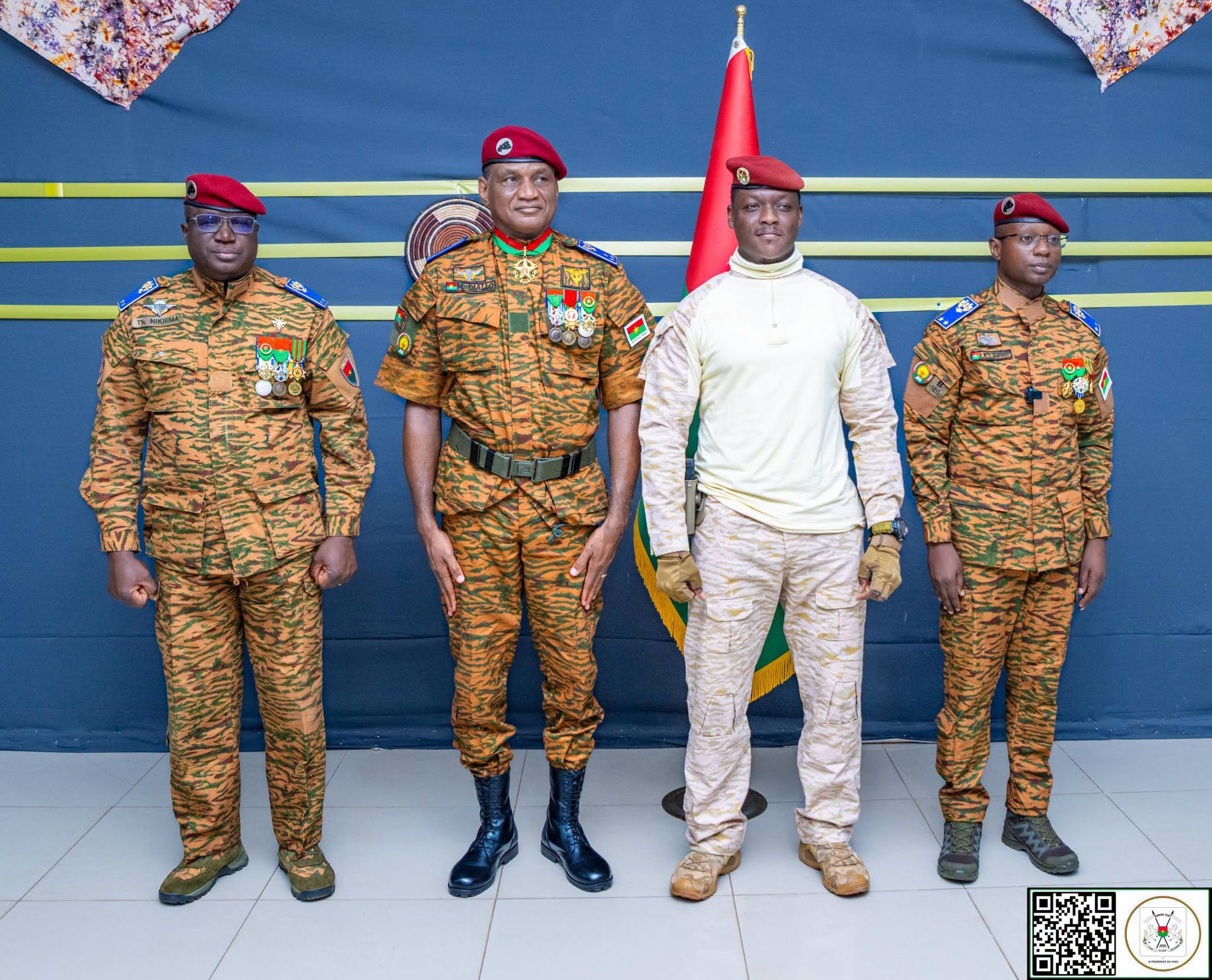Burkina Faso : Ibrahim Traoré élève trois officiers au rang de généraux