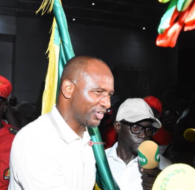 Patrick Vieira à Dakar : « Les Sénégalais peuvent compter sur moi »