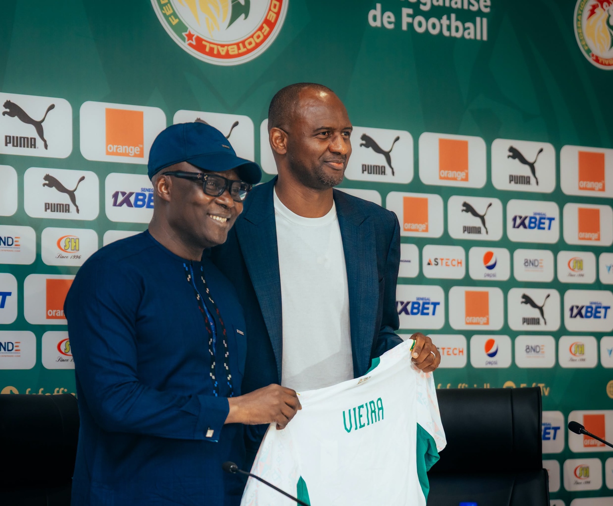Patrick Vieira officiellement présenté : « Être sélectionneur du Sénégal est un rêve absolu »