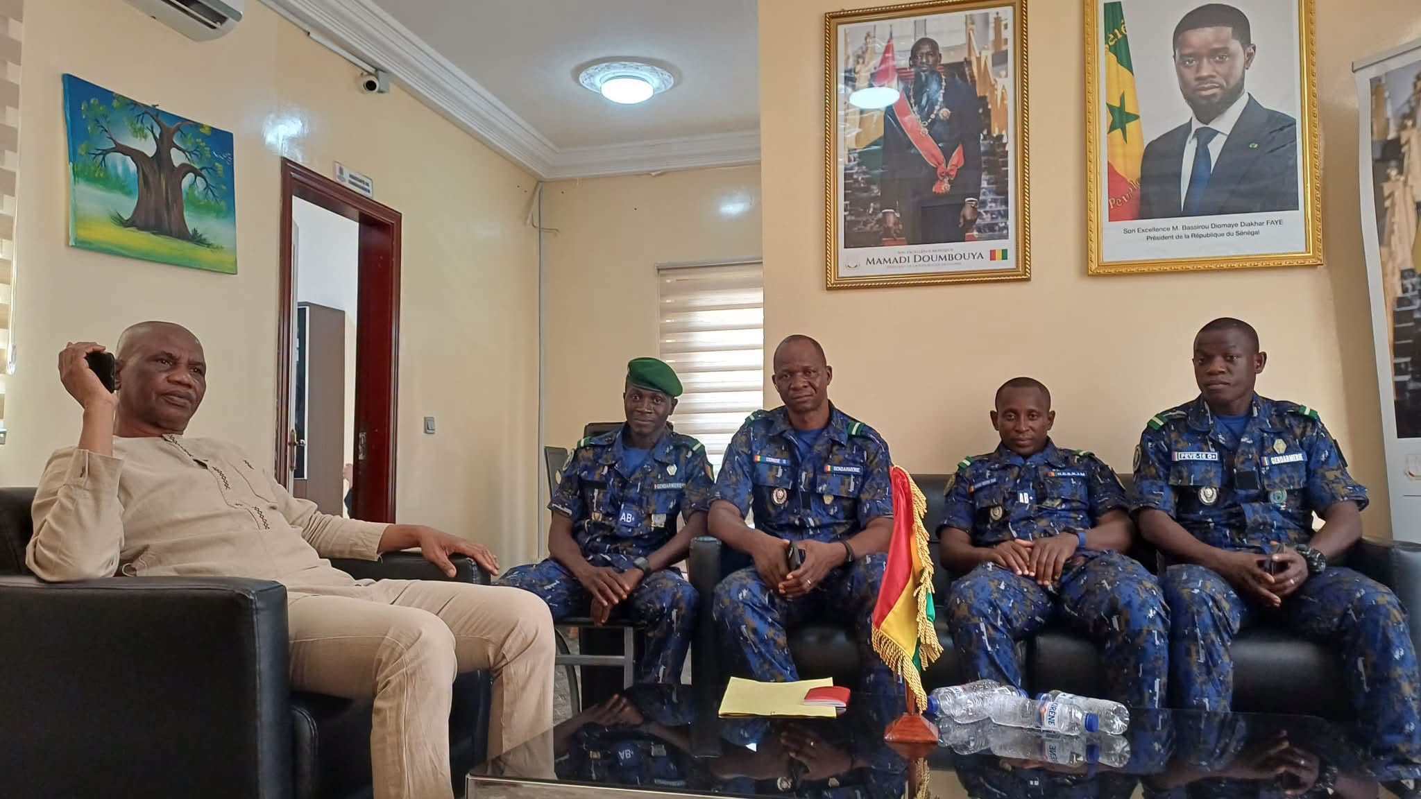 Armée : des officiers de la Gendarmerie guinéenne en formation au Sénégal