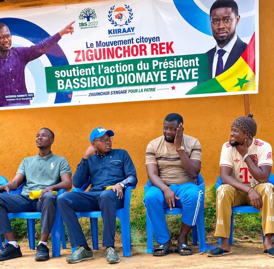 Massification de KIIRAY à Ziguinchor : Idrissa Benjamin SANÉ mobilise les jeunes et annonce une offensive auprès des femmes 