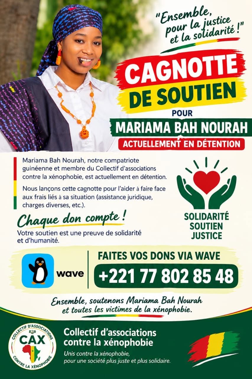 Arrestation de « Nourah Ba » : un collectif guinéen lance une cagnotte pour payer ses avocats