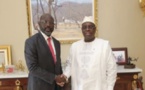 Macky Sall a reçu la visite de George Weah, candidat à la présidence libérienne