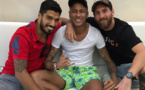 Neymar retrouve Suarez et Messi