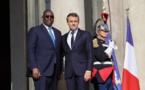 Le président Emmanuel Macron à Dakar