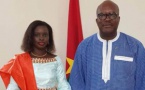 Convention nationale des jeunes du MPP: Thèrese Faye Diouf reçue par le président du Burkina