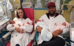 France : une jeune maman de 24 ans donne naissance à des quadruplés