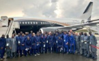 Arrivée en Russie : Les Lions débarquent en tenue africaine