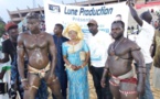 Léna Diedhiou marraine du combat de lutte Toubacouta et Boy Niamone 