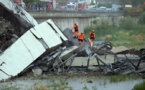 Italie :Au moins 22 morts dans l'effondrement d'un pont