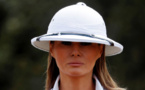 Le casque colonial de Melania Trump pendant sa visite au Kenya ne passe pas