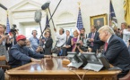 Rencontre Kanye West et Donald Trump à la Maison Blanche