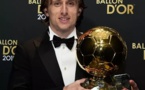 Le Croate Luka Modric nommé ballon d'or 2018
