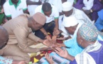 Ousmane Sonko avec les religieux de Ranérou