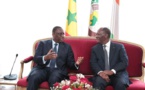 Cote Ivoire: Ouattare et Macky signent des accords