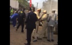 Vidéo: Sa Mercedes prend feu, Macky Sall a eu chaud hier chez Tanor 