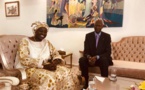 Aminata Touré chez le président Abdou Diouf