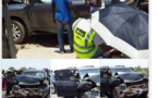 Dagana: Accident dans le cortège du ministre Oumar Youm