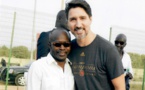 Belle complicité entre Diagna Ndiaye et Justin Trudeau