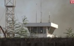 Vidéo: Tout sur le feu de brousse qui a troublé le travail à  l’Aéroport de Ziguinchor ce jeudi