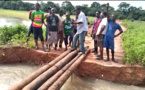 Le Pont artisanal de la commune de Boutoupa Camaracounda s’affaisse : Accès impossible par véhicule
