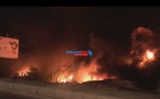 Dernière minute :Un violent incendie ravage Technopole de Pikine  (REGARDEZ)