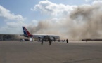 Arabie Saoudite : Un avion civil prend feu lors de l'attaque d'un aéroport...