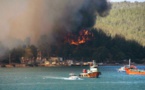 Incendies en Turquie: des touristes évacués à Bodrum