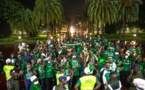Les supporters de "Allez Casa" chauffent le Palais de la république 