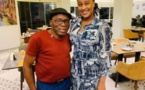 L’acteur Michel Gohou en compagnie de la charmante Esther Ndiaye alias Racky