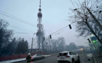 Un missile russe frappe la tour de télévision à Kiev