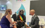 Forum mondial de l'eau : Dieynaba Goudiaby, conseillère au CESE visite le stand d'Israël