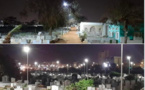 Dakar : Barthélémy DIAS met de l'éclairage dans les Cimetières de Yoff et de Saint Lazare