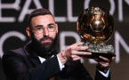 Karim Benzema récompensé par le Ballon d’Or 2022