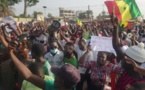 Ziguinchor : Forte mobilisation des partisans de SONKO contre le troisième mandat de Macky Sall (Vidéo)