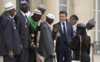France: Emmanuel Macron reçoit 09 tirailleurs sénégalais qui s'apprêtent à rentrer chez eux