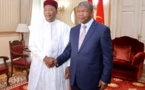 Angola : l'ancien Président nigérien, Mahamadou Issoufou reçu par le Chef de l'Etat