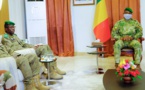 Mali : Le Président de la transition reçoit le numéro 2 de la junte nigérienne