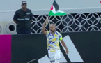 Qatar Stars League : Brahimi marque et célèbre avec le drapeau Palestinien!