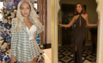 En mini-jupe « preppy », Beyoncé dévoile sa tenue du Nouvel-An