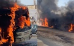 Thiaroye : Un bus de "Dakar Dem Dikk" prend feu