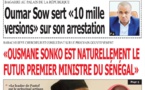La Une du journal le Reveil  du Samedi 30 Mars 2024