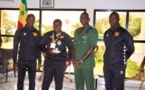 Les caporaux Georgette SAGNA et Saliou NDIAYE reçus par le CEMGA pour leur succès au championnat d'Afrique de judo